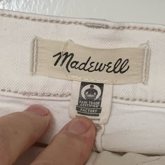 Madewell The 90s Straight High Rise Jeans Vintage Canvas Cream 🌴 - Picture 11 of 15